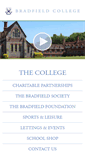 Mobile Screenshot of bradfieldcollege.org.uk